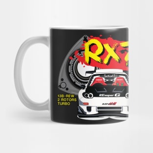 Mazda RX7 Rotary Racing Tee Mug